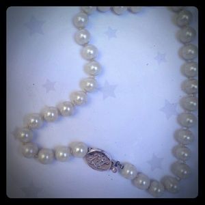 Ralph lauren faux pearl necklace
